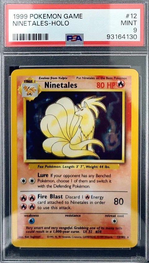 Ninetales Base Set Holo PSA 9 (ENG) - Base Set