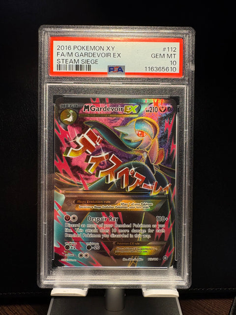 M Gardevoir Ex (Full Art) 112 - PSA 10 - Dot's Card Shop M Gardevoir Ex (Full Art) 112 - PSA 10 - Dot's Card Shop