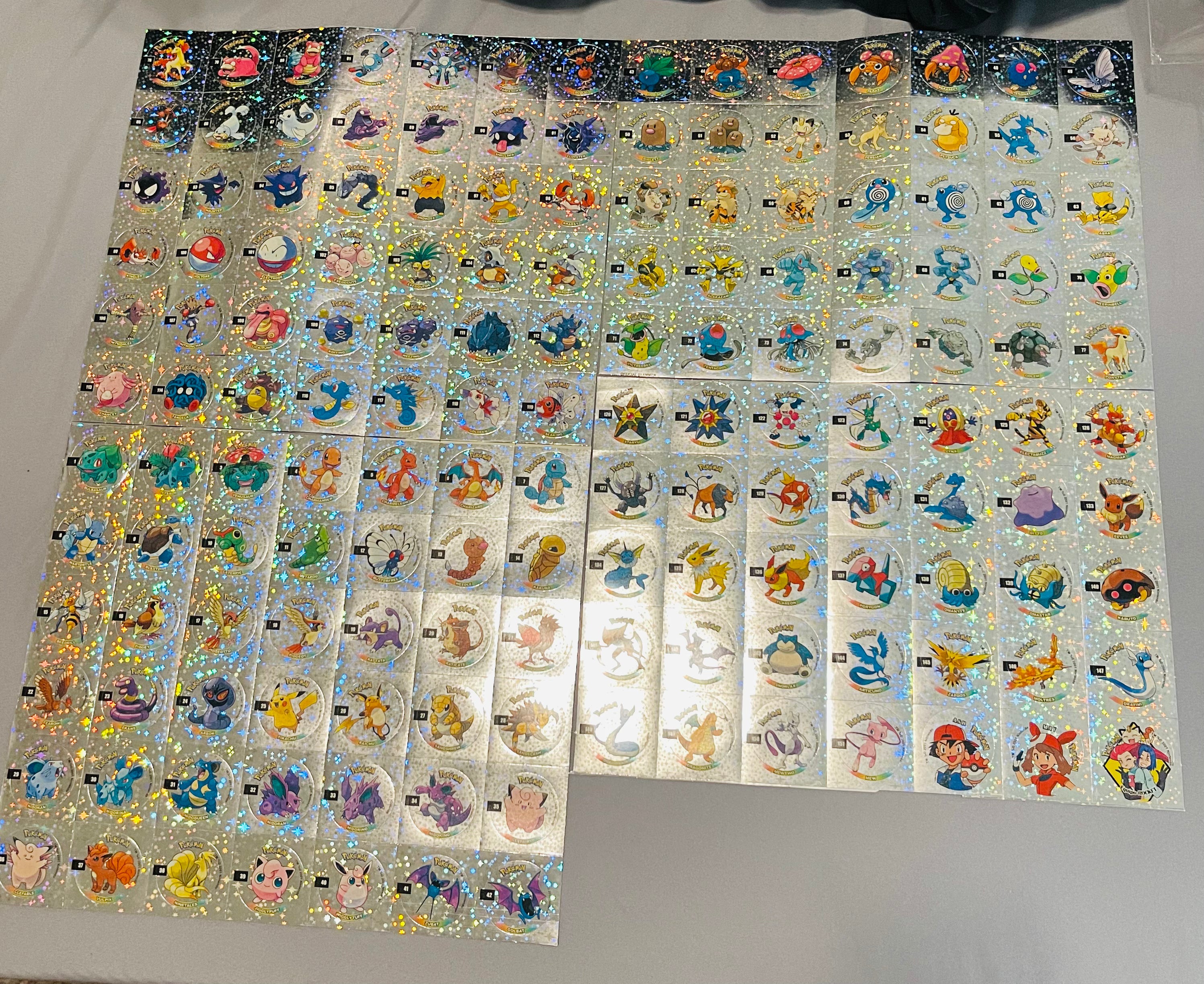 151 Original Pokemon Sticker Set (154 Total stickers) - Dot's Card Shop