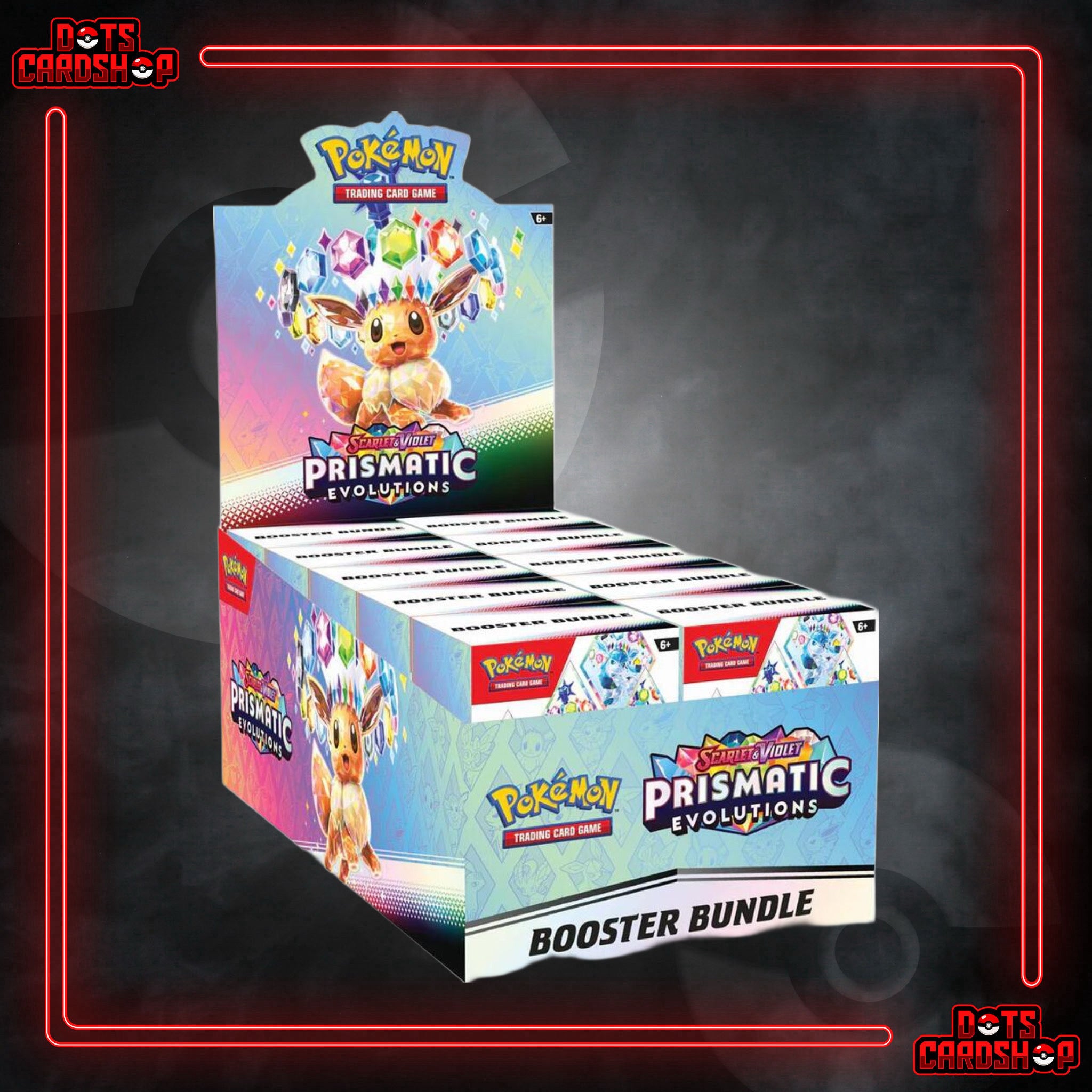shop deals on pokemon prismatic evolutions booster box Prismatic Evolutions Booster Bundle Display Case (Sealed)