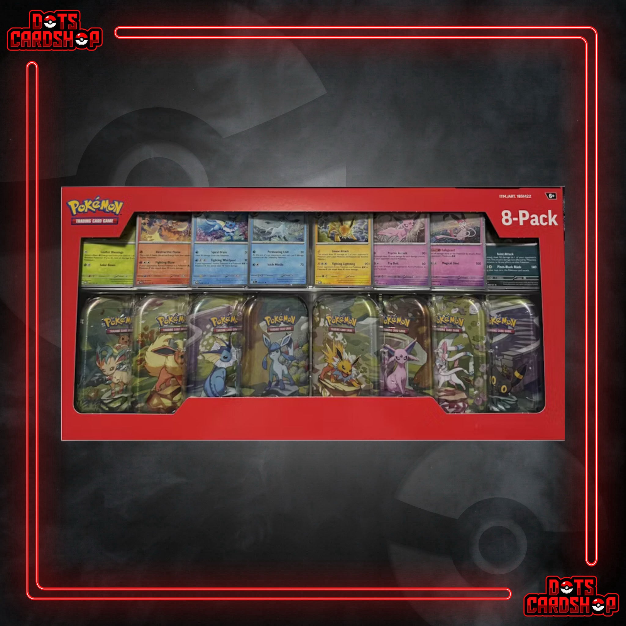 Costco Prismatic Evolutions 8-Pack Mini Tins - Dot's Card Shop Costco Prismatic Evolutions 8-Pack Mini Tins - Dot's Card Shop