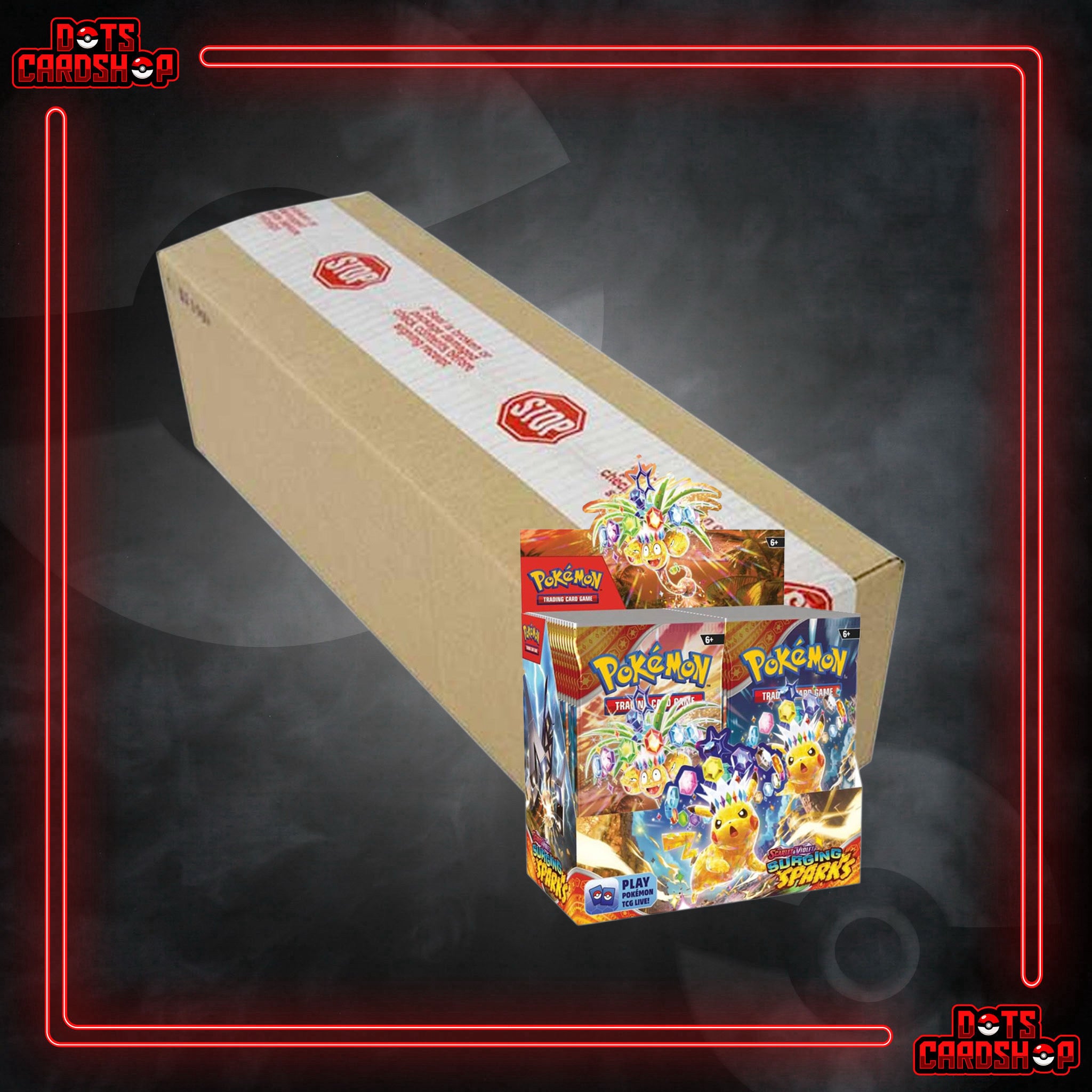 booster box case surging sparks Pokemon Scarlet & Violet Surging Sparks Booster 20-Bundle Case