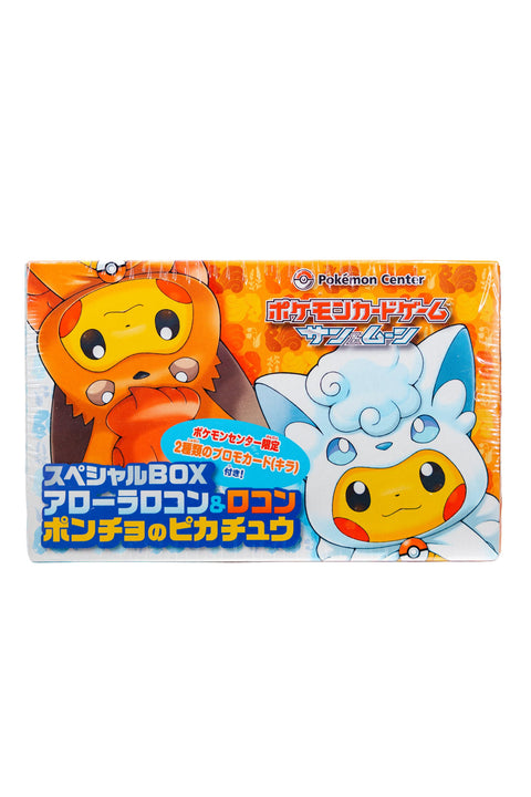 Pokémon: Japanese Alolan Vulpix Poncho Pikachu Box (Sealed)