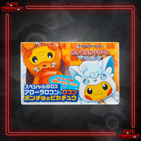 Pokémon: Japanese Alolan Vulpix Poncho Pikachu Box (Sealed)
